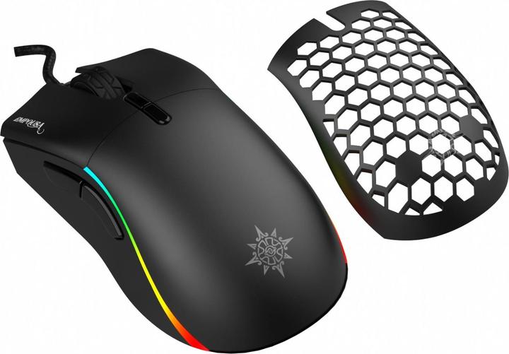 Immagine prodotto Inca RGB 6 Led 10000 DPI 7D Tasti Macro con doppio cappuccio Mouse da gioco Prof. (Cablato)