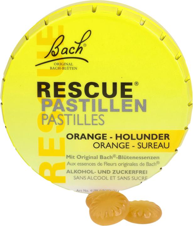Actual product image Bach Rescue Pastilles orange (1 Piece, Dragée, 50 g)