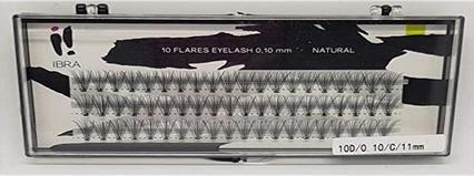 Ibra Naturals Tufts Of False Eyelashes 0.10-11Mm (Artificial eyelashes)