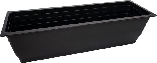 Actual product image Mendler Planter box HWC-L25, rectangular 60x62x22cm outdoor steel acacia, brown (62 cm)