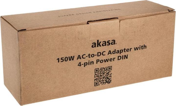 Image du produit Akasa PD150-02K alimentation externe, AC à DC, avec DIN d'alimentation à 4 broches - 150 Watt (150 W)
