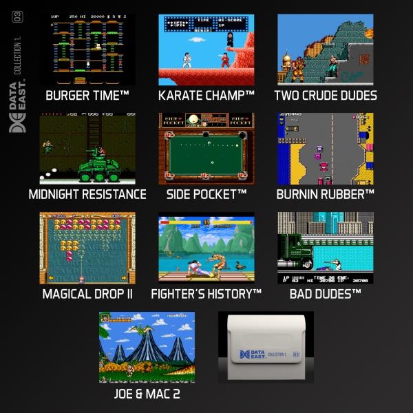 Actual product image Blaze Evercade Data East Cartridge 1 (Evercade)