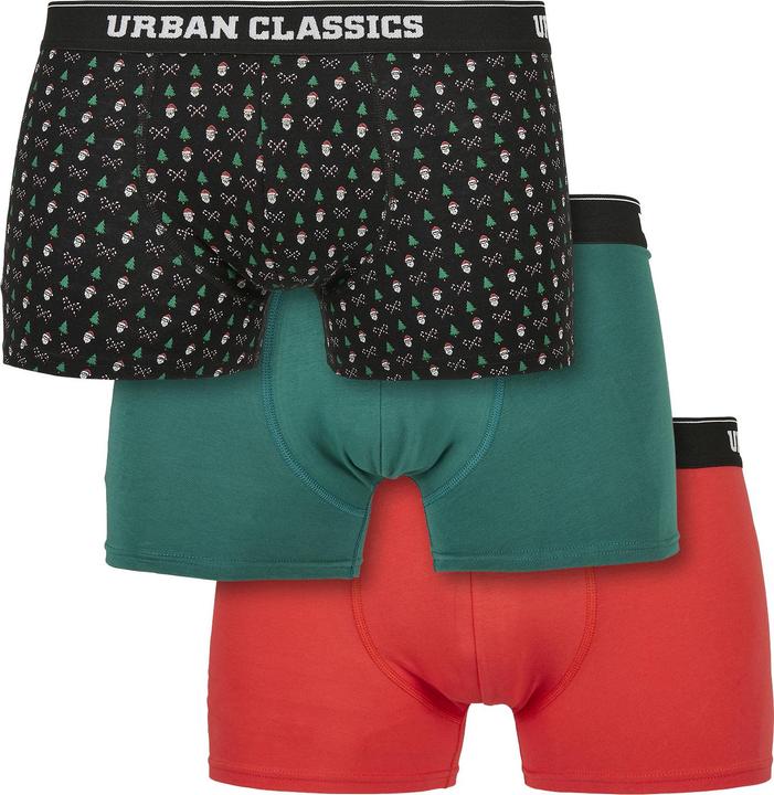 Urban Classics Organic X-Mas Boxer Shorts 3-Pack