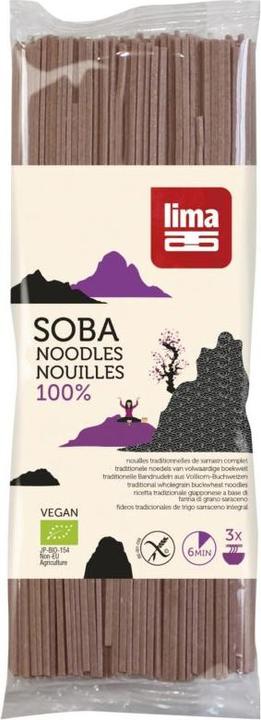 Image du produit Lima Nouilles soba au sarrasin complet bio (200 g)