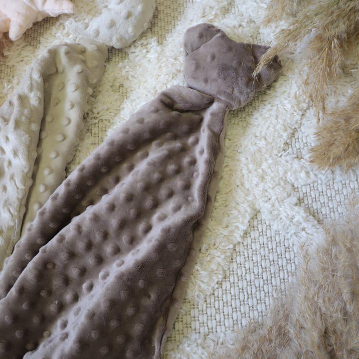 Actual product image Baby-Nest Cuddle cloth |Minky|Cappuccino bear