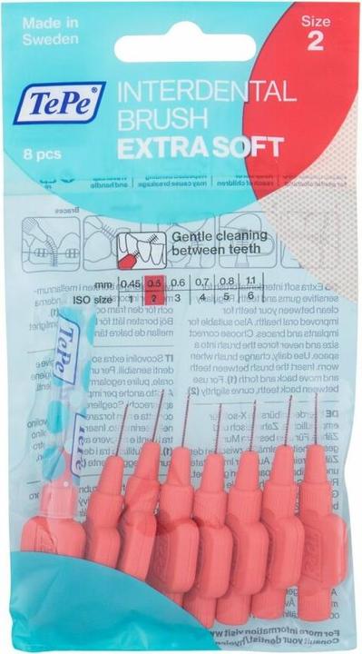Produktbild TePe Interdentalbürsten Extra Soft ISO 2 (8 x, 0.50 mm)