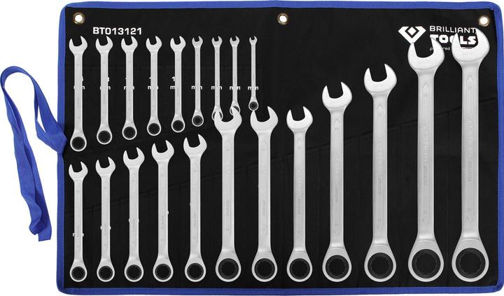 KS Tools Ratchet ring spanner set (32 mm, 18 mm, 11 mm, 12 mm, 20 mm, 19 mm, 27 mm, 15 mm, 13 mm, 25 mm, 6 mm, 21 mm, 7 mm, 14 mm, 29 mm, 8 mm, 10 mm, 30 mm, 23 mm, 26 mm, 22 mm, 17 mm, 28 mm, 9 mm, 16 mm, 24 mm, 31 mm)