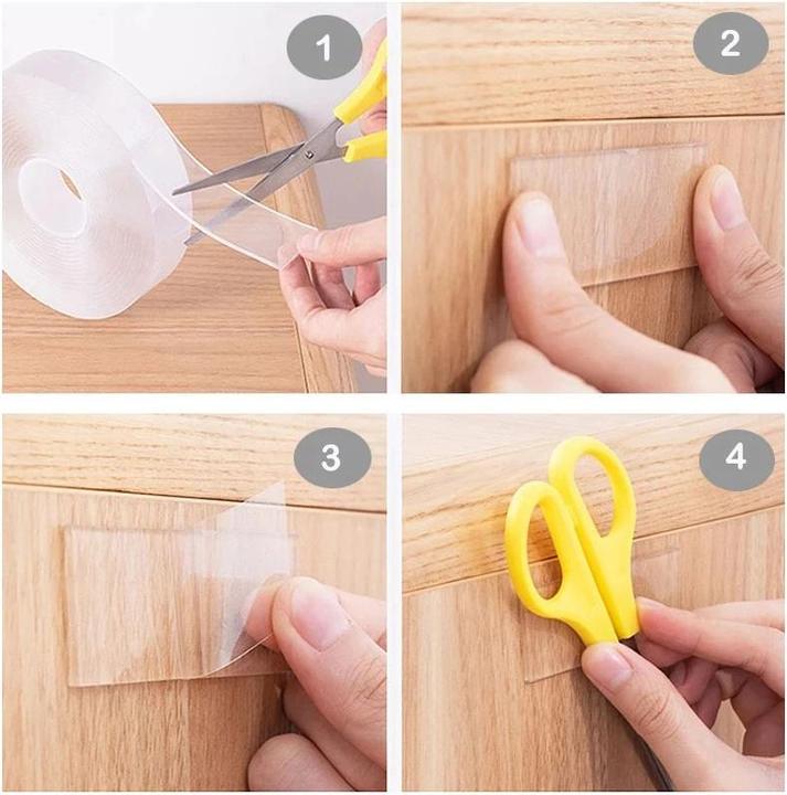 Immagine prodotto Werkstein Doppelseitiges Nano Klebeband Wasserdicht / Wiederverwendbar 2er Set (20 mm)