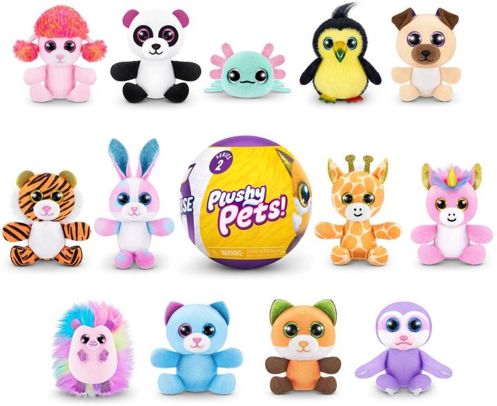Produktbild Zuru 5 Surprise Plushy Pets Series 2 assortiert