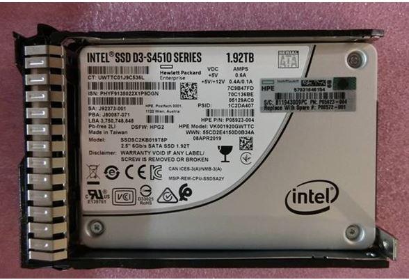 Image du produit HPE DRV SSD 1.92TB SFF SATA RI SC (1920 Go, SATA)