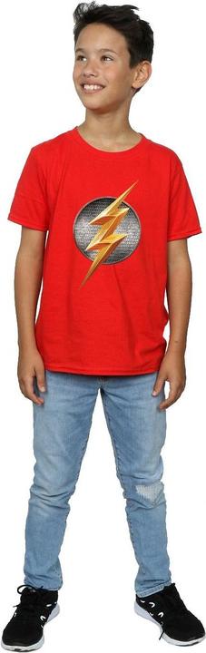 Image du produit - T-shirt JUSTICE LEAGUE MOVIE FLASH EMBLEM - Garçon (128)
