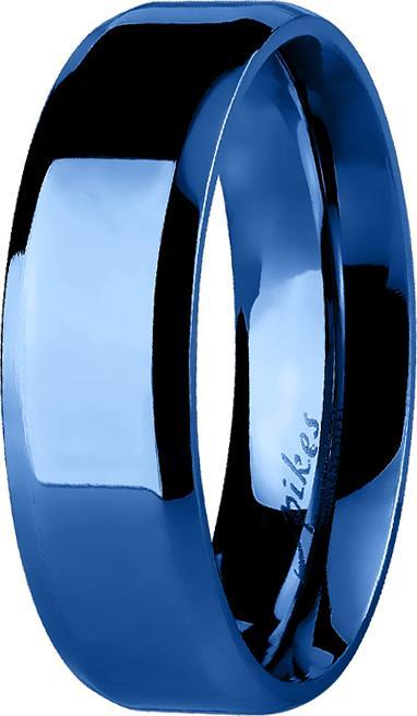 Produktbild Star Piercing Ring blau Kanten abgerundet (Chirurgenstahl 316L, ohne Messing)
