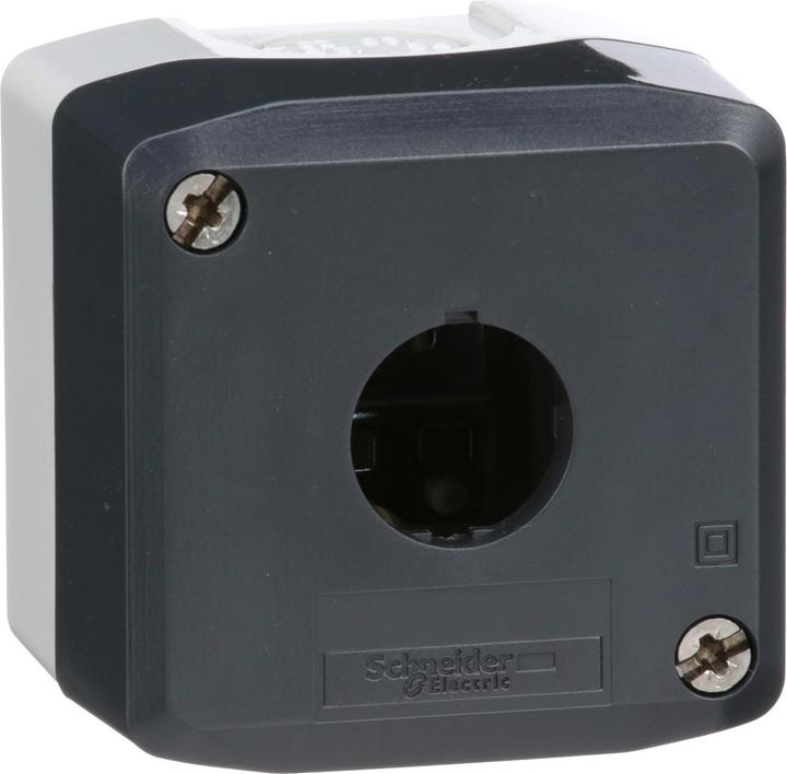 Actual product image Schneider Electric Pushbutton housing 22mm 1 hole grey