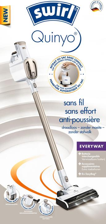 Produktbild Swirl - Steelstofzuiger Quinyo Everyway Wit - 6775346