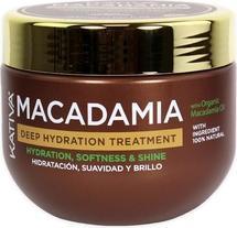 Image du produit Kativa Macadamia Deep Moisture Treatment 300ml Hair Mask Hydratation, douceur et brillance Cheveux secs et (300 ml)