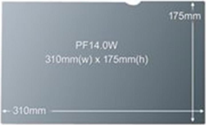 Actual product image Lenovo Laptop Privacy Filter from 3M (14", 16 : 9)