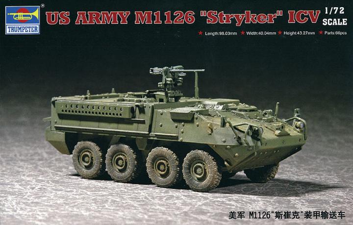 Actual product image Trumpeter "Stryker" Light Armored Vehicle (ICV)