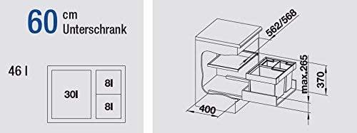 Actual product image Blanco Flexon II XL 60/3 (46 l)