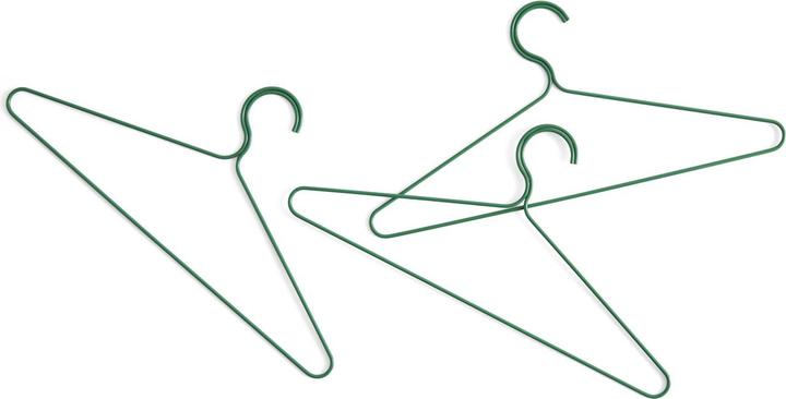 Produktbild HAY Set of 3 Colour Hanger - Jungle Green (3 x)