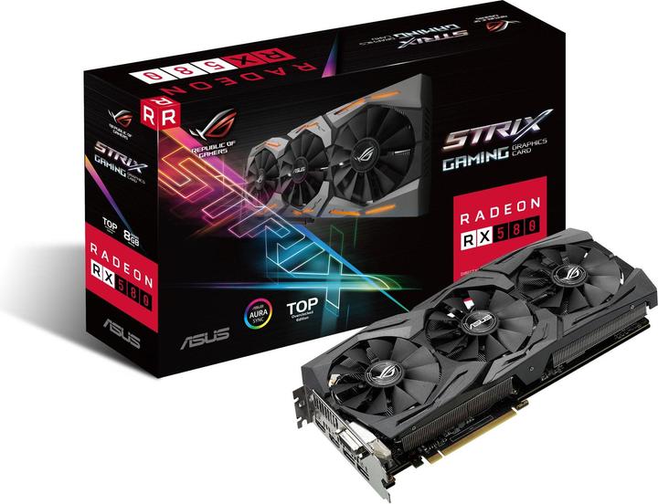 Produktbild ASUS Radeon RX 580 STRIX T8G GAMING (8 GB)