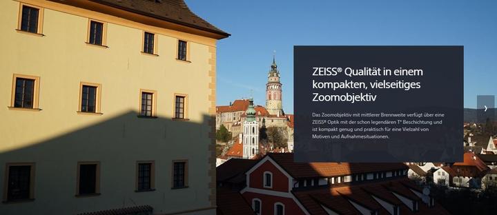 Actual product image Sony E 16-70mm f4 ZA OSS Zeiss Vario-Tessar T E-Mount (Sony E, APS-C / DX)