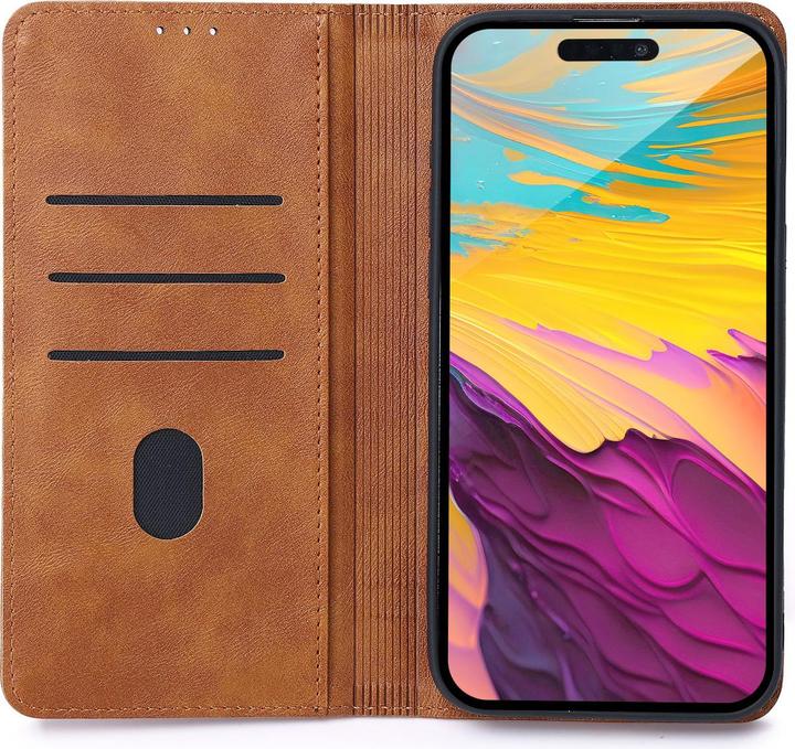 Actual product image OEM Smart Seam case for Xiaomi Redmi 14C 4G/ 14C 5G / Redmi A4 / POCO C75 brown (Samsung Galaxy A14 5G, Xiaomi Poco C75, Xiaomi Redmi 14C, Xiaomi Redmi 4A)