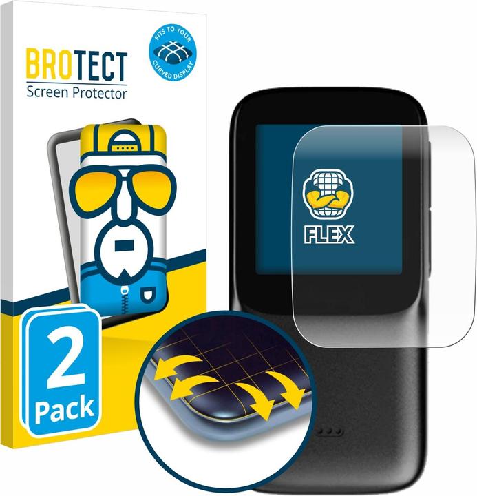 Produktbild BROTECT Fullscreen Schutzfolie Displayschutz Folie Klar Transparent (Displayschutz, C200)