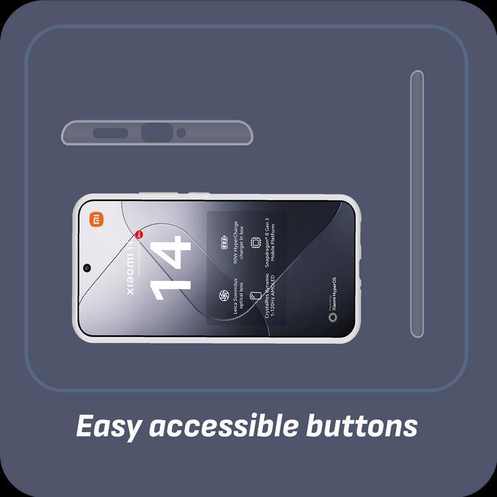 Actual product image Cazy Soft TPU protective cover (Xiaomi 14)