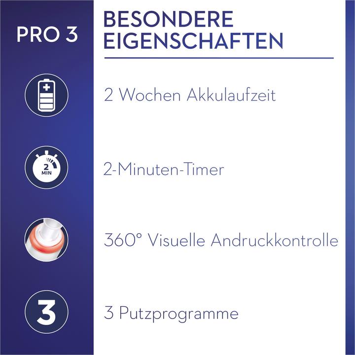 Image du produit Oral-B Pro 3 3000 (Brosse à dents oscillo-rotative)