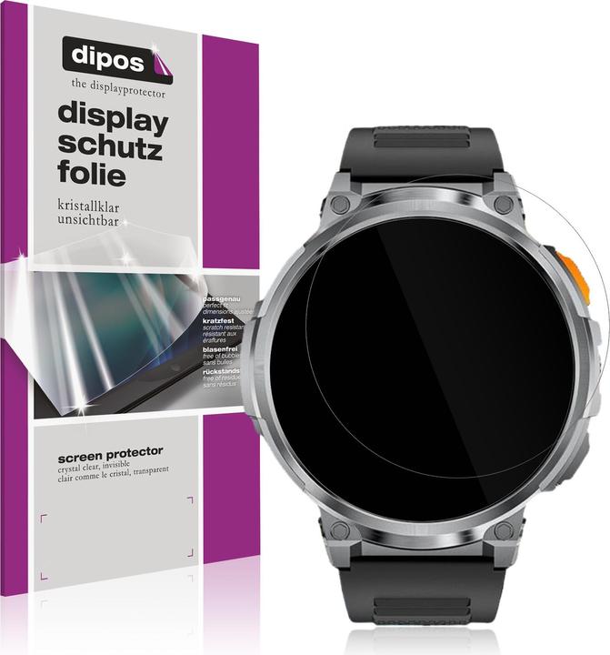 Actual product image Dipos Screen Protector Crystalclear for FOXBOX FV6 Smartwatch 1.85 Zoll