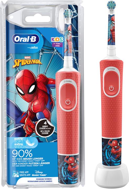 Produktbild Oral-B Vitality D100 Frozen Spiderman Mix (Oszillierende Zahnbürste)