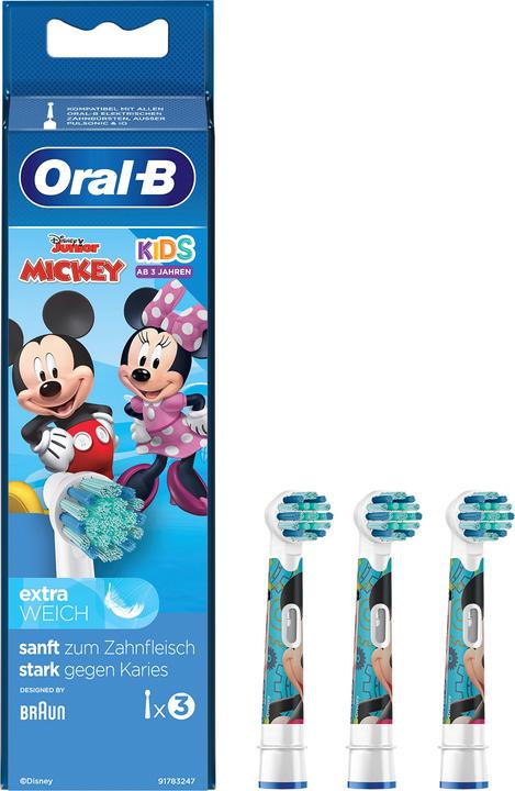 Immagine prodotto Oral-B Bambini 3 testine per spazzolino elettrico (1 x)