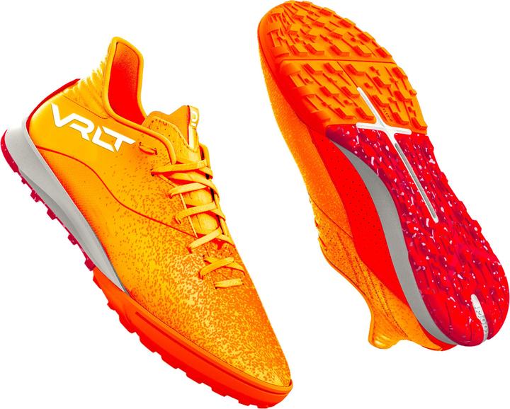 Actual product image Kipsta Damen/Herren Fussball Multinockenschuhe Turf - Viralto I TF orange (47)