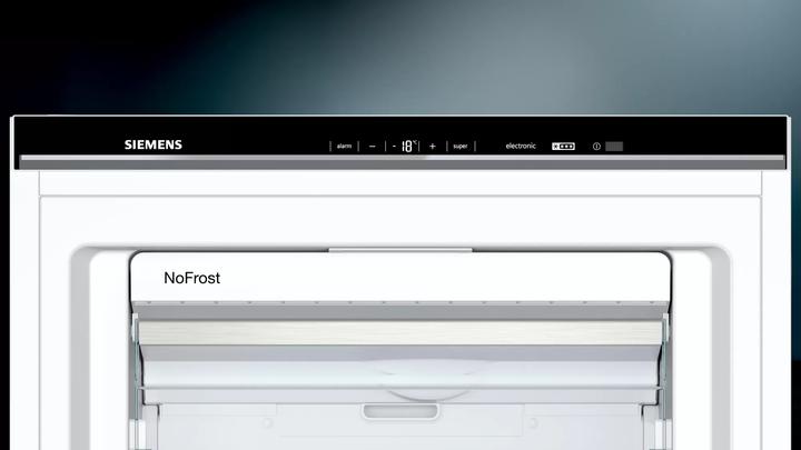Actual product image Siemens iQ500, Free-standing freezer, 176 x 70 cm, White, GS54NEWCV (Stand-alone, 328 l)