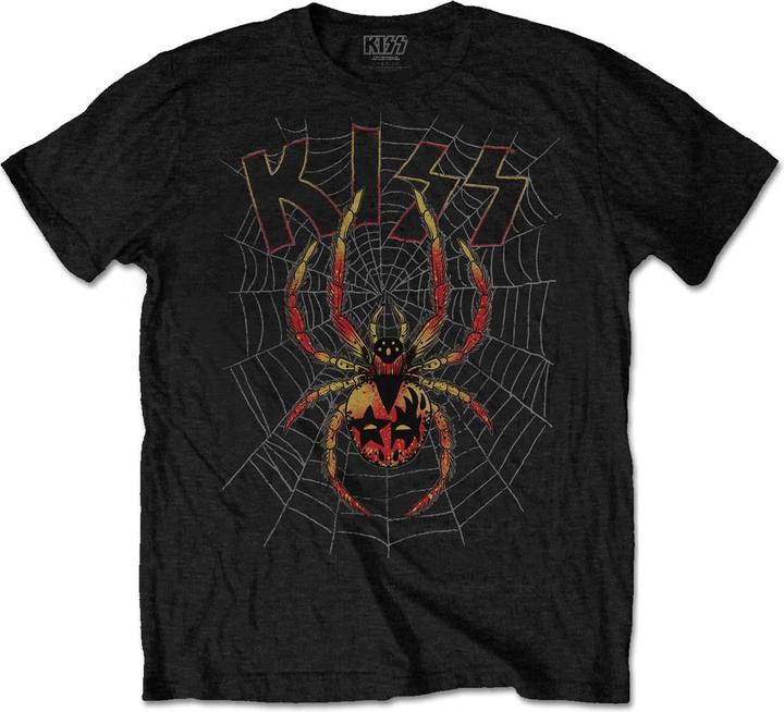 Actual product image KISS Unisex Adult Spider T-Shirt (S)