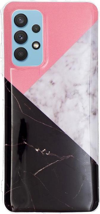 Actual product image Cover-Discount Galaxy A32 5G - Soft Silicone Rubber Case Tri-Marble (Samsung Galaxy A32 5G)