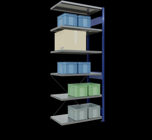 Image du produit Schulte Lagertechnik Système d'assemblage MULTIplus250 avec croisillon