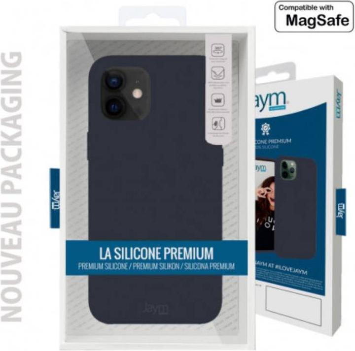 Produktbild Jaym Premium Silikonhülle, Schwarz Series (Apple iPhone 15 Pro Max)
