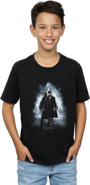 Immagine prodotto Fantastic Beasts Newt And Dumbledore Poster Maglietta Ragazzi (152, 158)
