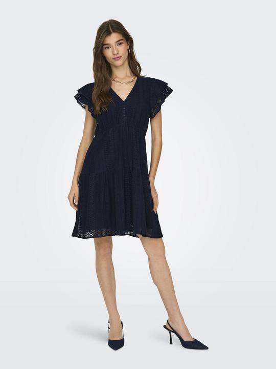 Image du produit Only Coupe normale Col en V Robe courte Robe (M)