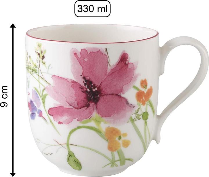 Mug with handle Mariefleur Basic (350 ml, 1 x)
