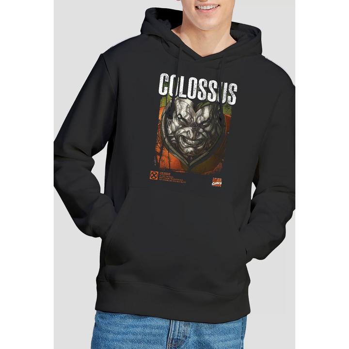 Actual product image Mens X-Men Colossus Infographic Hoodie (XXL)