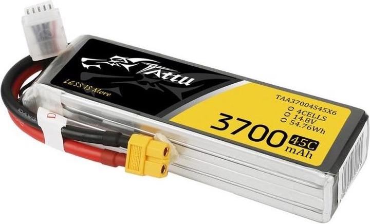 Productafbeelding Tattu RC batterij LiPo 3700 mAh 14,8 V 45C (14.80 V, 3700 mAh)