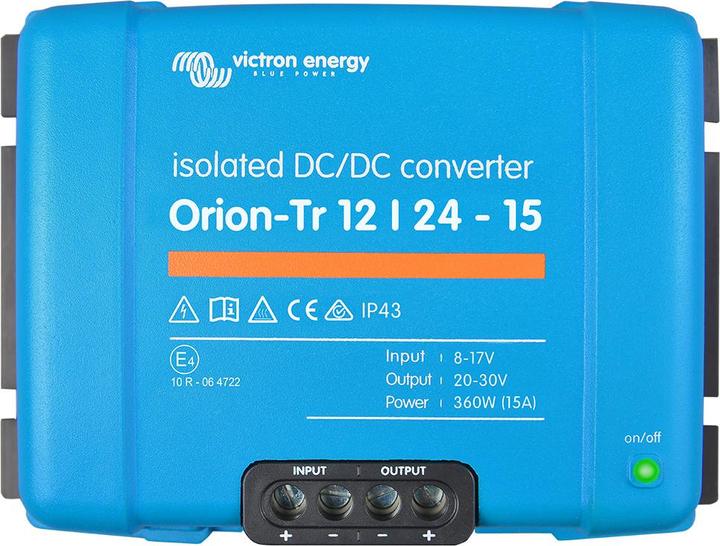 Image du produit Victron Energy Orion-Tr 12/24-15 360W convertisseur de tension DC-DC isolé