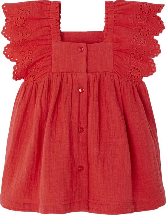 Actual product image Vertbaudet Baby Musselin-Kleid mit Volantärmeln (68)