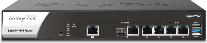 Draytek Routeur dual Wan 4+1 Lan Giga 200 VPN 50 SSL 2,5Gb