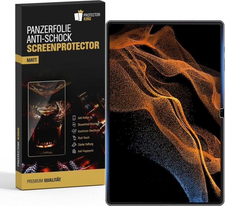 Produktbild Protectorking 6x Panzerfolie Anti-Shock matt entspiegelt (6 Stück, Galaxy Tab S8 Ultra)