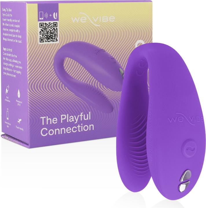 Produktbild We-Vibe Sync Go Remote Control Rechargeable Clitoral and G-Spot Vibrator (Purple)