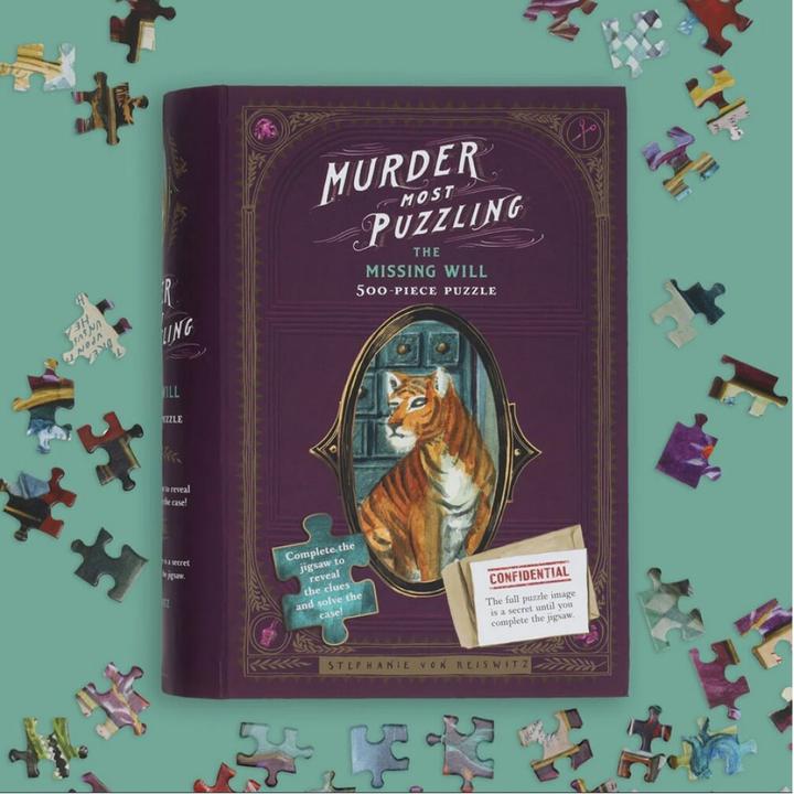 Produktbild Abrams & Chronicle Murder Most Puzzling The Missing Will 500-Piece Puzzle (500 Teile)