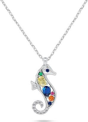 Image du produit Brilio Silver - Collier argent Tortue de mer avec zircons clairs NCL162W